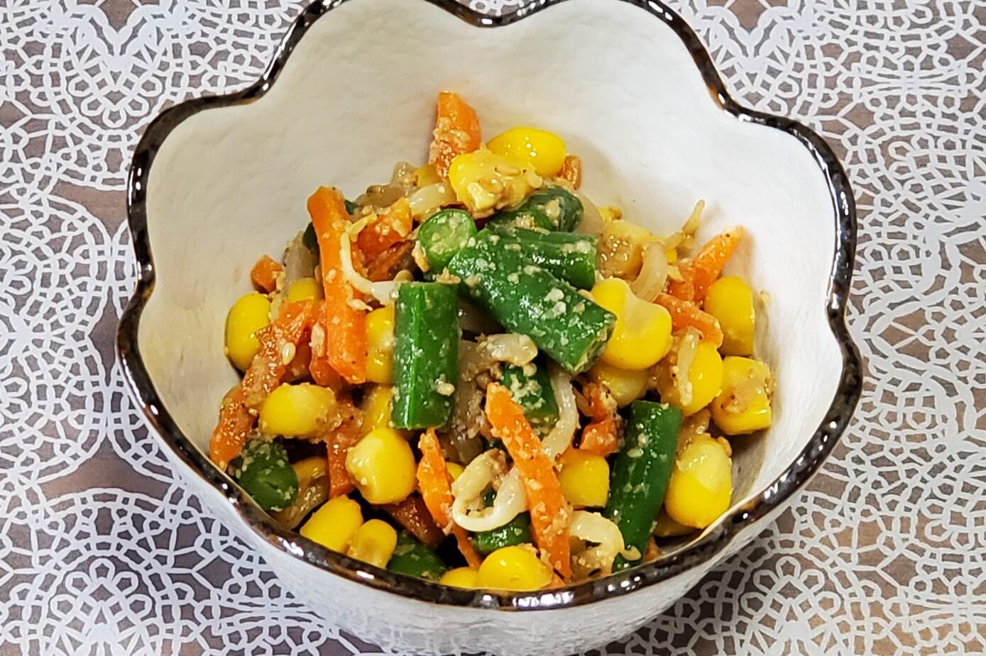 いんげん の 胡麻和え レシピ